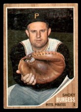1962 Topps Baseball #389 Smoky Burgess VG *g2