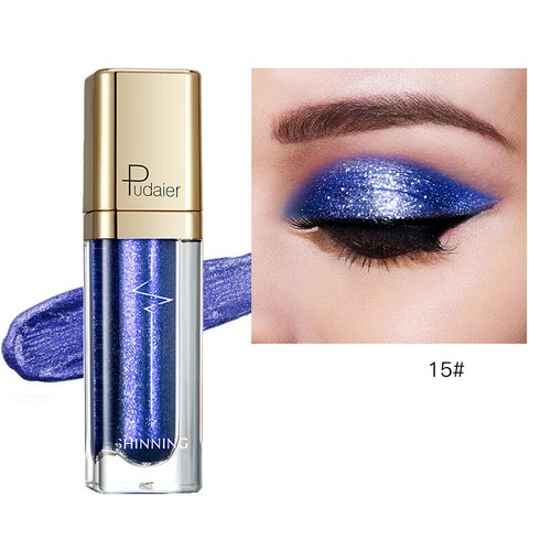 Liquid Pearlescent Eye Shadow Diamond Eyeshadow Shimmer Makeup Cosmetics18 color - Picture 38 of 41