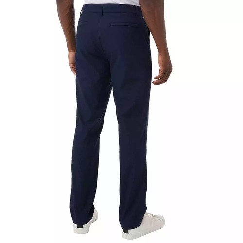 Pantaloni da uomo chino 32 gradi freschi vestibilità regolare elasticizzati tocco morbido - Foto 6 di 11