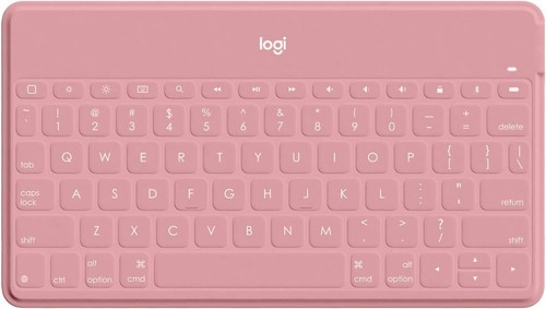 Klawiatura Bluetooth Logitech Keys-To-Go do iPhone'a iPada, niemiecki układ RÓŻOWY - Zdjęcie 8 z 10