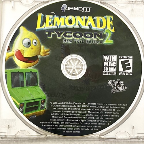 Lemonade Tycoon 2 New York Edition PC Spiel 2005 Windows Mac