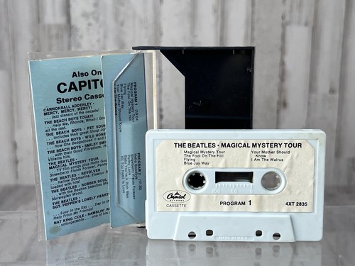 The Beatles-Magical Mystery Tour-ORIG. 1968 US 1st Issue Paper Label Cassette! - Foto 3 di 6