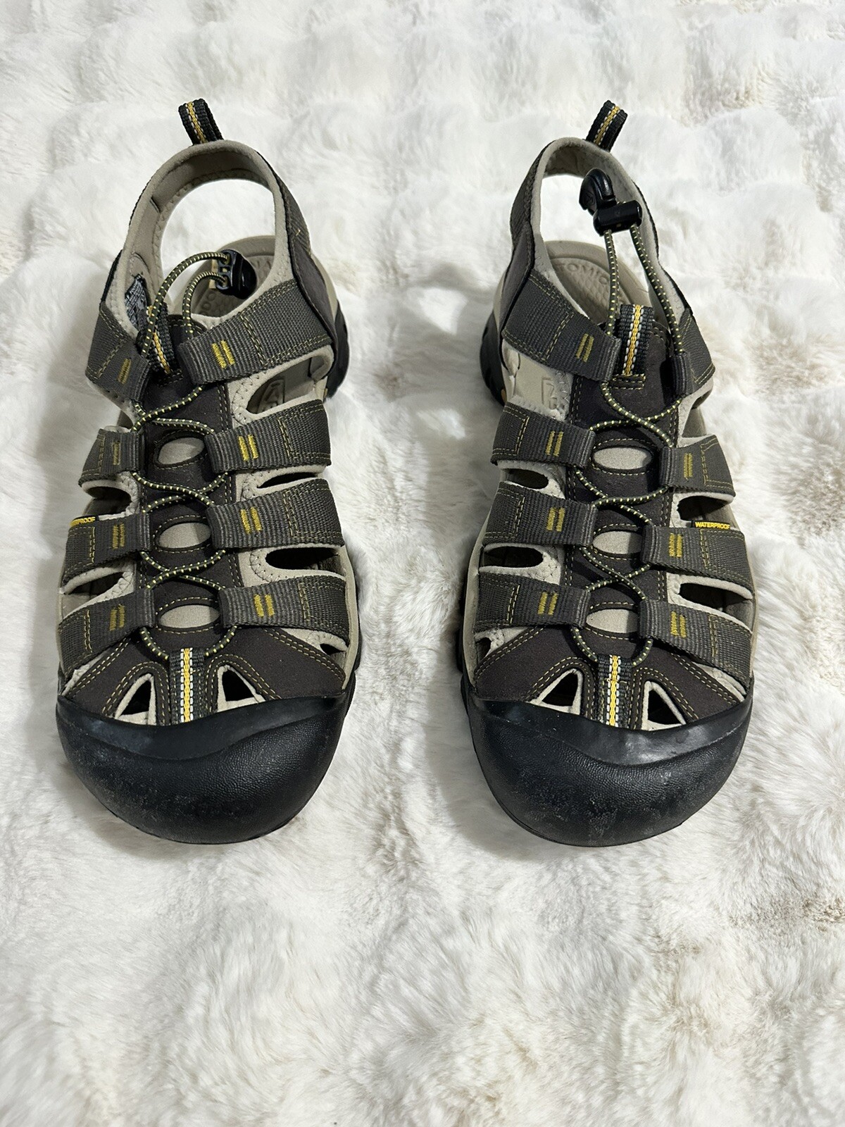 Sandalo KEEN Newport H2 da uomo 13 verde bungee pizzo impermeabile escursionismo trekking 1008399