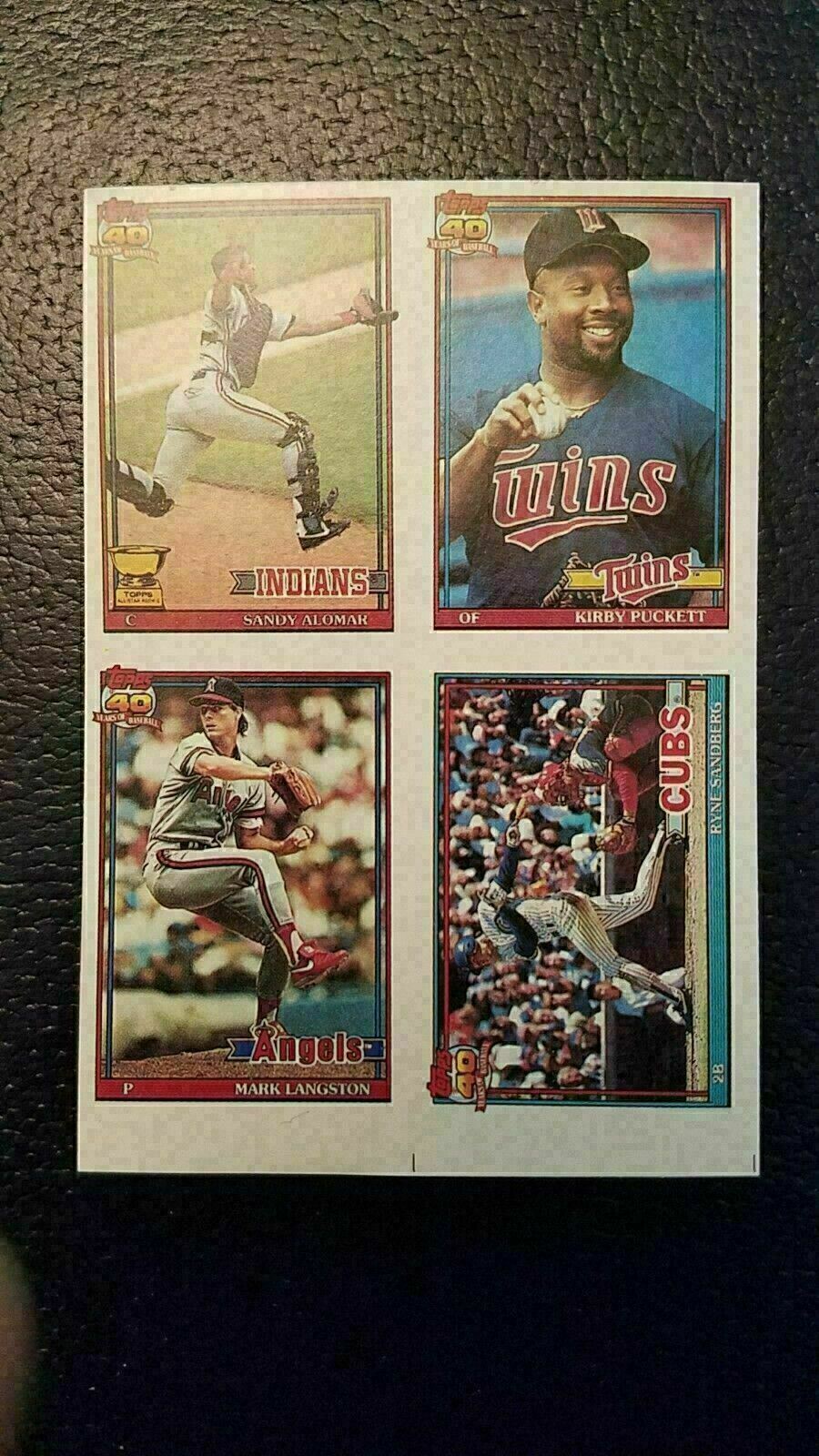1991 Topps Cracker Jack Proof Cards and 4 Panels Series 1 and 2 ODDBALL YOU PICK - Picture 54 of 162