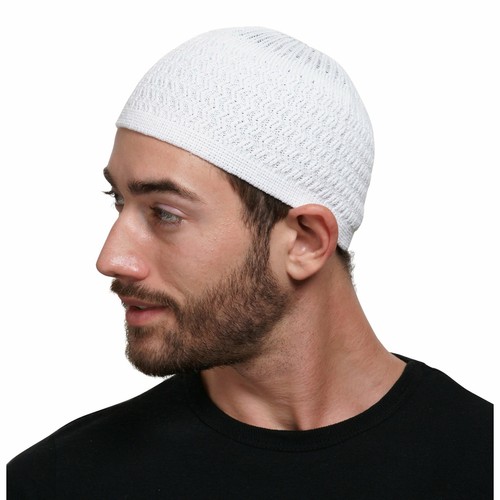 Stretchy Zigzag Knit Cotton Kufi Beanie Hat - Picture 14 of 17