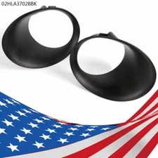 Left+Right Bumper Fog Light Lamp Bezel Cover Fit For 02-08 Dodge Ram 1500-3500