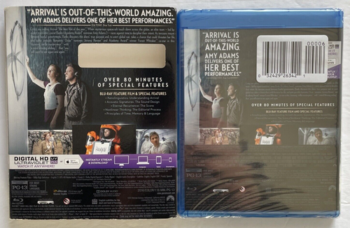 Arrival - Blu-ray /Digital HD Combo - Jeremy Renner Alien Invasion NEW & SEALED - Imagen 2 de 3