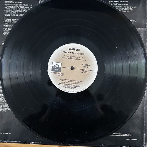 Starbuck – Rock 'N Roll Rocket Vinyl LP PS 2027 Private Stock VG+ Shrink Hype - Imagen 5 de 8