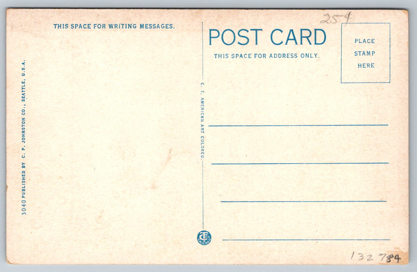Vintage Postcard WA Seattle Fancy Residential Street Houses Flowers ...