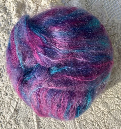 NARVIK SEDUCTION MOHAIR Yarn #8207 Magenta #8222 Multi wool nylon 50g Lot of 4 - Picture 8 of 11