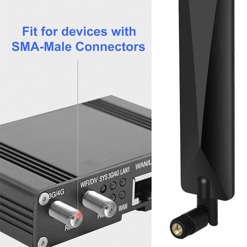 Long Rang SMA Antenna 22Dbi Full Band Foldable Antenna 600-6000 MHz for UNIDEN - Zdjęcie 5 z 8
