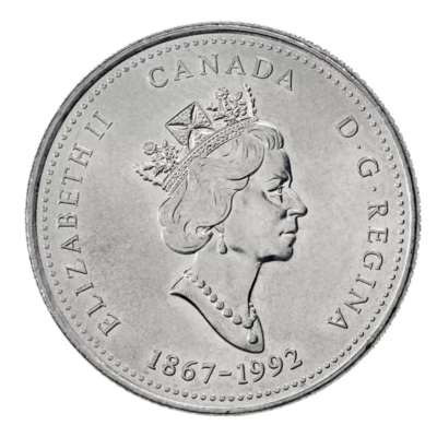 Canada 1992 (1867-) 25 Cents Province BC British Columbia Quarter