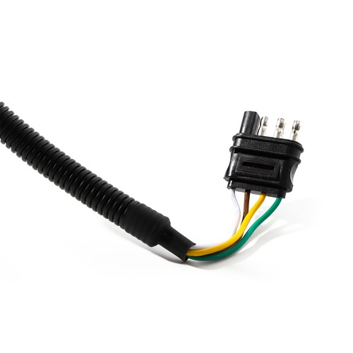 Flat 4 Pin to 7 Way Blade RV Trailer Plug Adapter Tow Truck Light Connector US - Picture 4 of 13