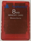 Sony PlayStation 2 RED memory card.