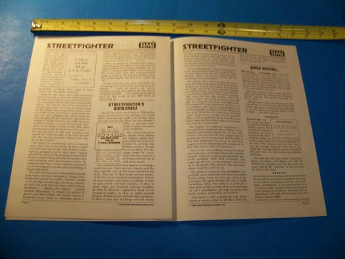 Retail Marketing Institute   RMI Streetfighter (2) Newsletters Vintage 1982  - Picture 4 of 6