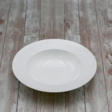 [ Set of 3 ] DEEP PLATE 10" | 25.5 CM 20 FL OZ | 600 ML White