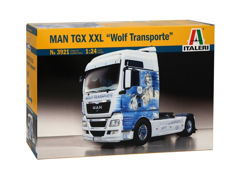 Italeri MAN TGX XXL cm Lobo transporte 1 24 Maqueta de plástico en Kit ita-3921 Italeri MAN TGX XXL cm Lobo transporte 1 24 Maqueta de plástico en Kit ita-3921
