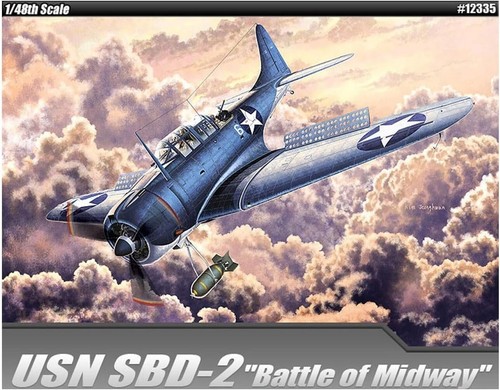1/48 Academy USN SBD-2 "Battle of Midway" #12335 - Picture 7 of 16