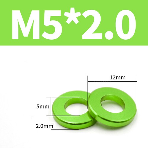 Junta espaciadora arandela plana métrica colorida de aluminio anodizado M3 M4 M5 M6 M8 M10 - Imagen 98 de 113