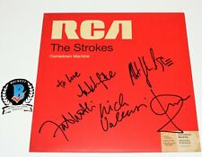 THE STROKES BAND SIGNED 'COMEDOWN MACHINE' ALBUM VINYL RECORD LP BECKETT JULIAN THE STROKES BAND SIGNED 'COMEDOWN MACHINE' ALBUM VINYL RECORD LP BECKETT JULIAN