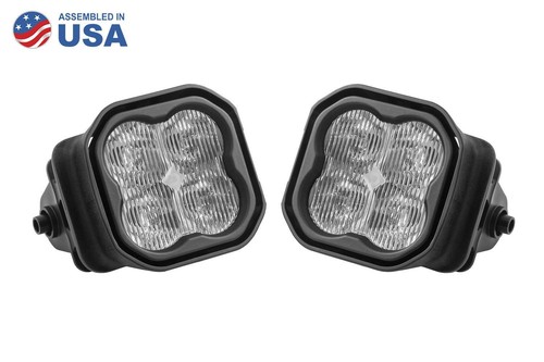SS3 LED Fog Light Kit for 2017-2022 Ford Super Duty Pro White w/Amber Backlight - Picture 3 of 17