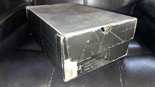 2000 NIKE AIR JORDAN XI 11 RETRO SPACE JAM BLACK CONCORD WHITE 136046-041  12.5 - Picture 4 of 24