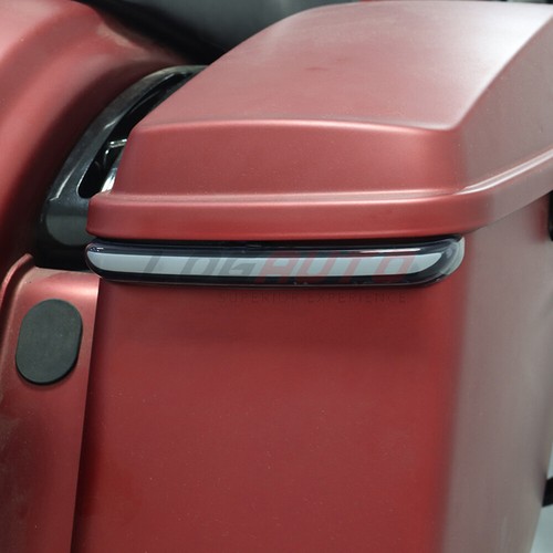 For Harley FLHR Street Glide FLHX 2014+ Tracer Rear Saddlebag Brake Light Smoke - Picture 11 of 13