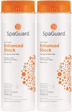 SpaGuard Enhanced Shock Spas  Hot Tubs Oxidizer 2 lb - 2 Pack