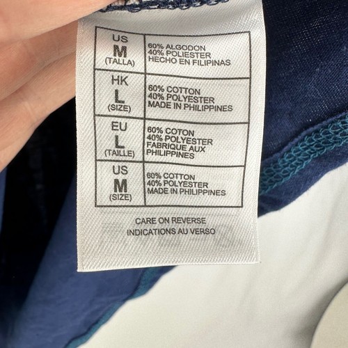 Camisa de manga larga de los parques de Disney para mujer talla mediana roja blanca azul Mickey Mouse - Imagen 3 de 5