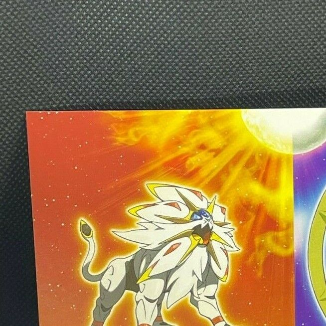 Pokemon Post Card Solgaleo Lunala Limited Edition Novelty Sun and Moon 4 x  6