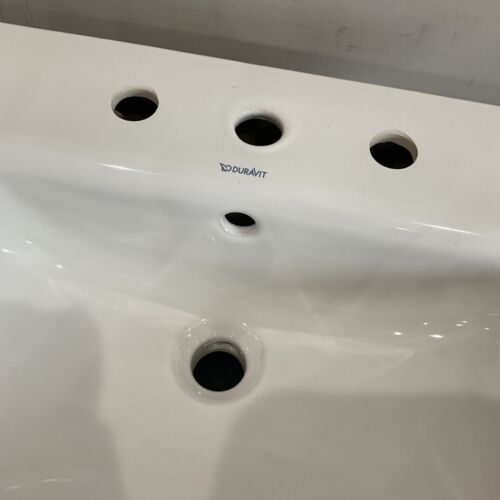 Duravit Vanity Top Sink 3-Hole Ceramic DuraStyle White 26” 2320650030 - Picture 4 of 11