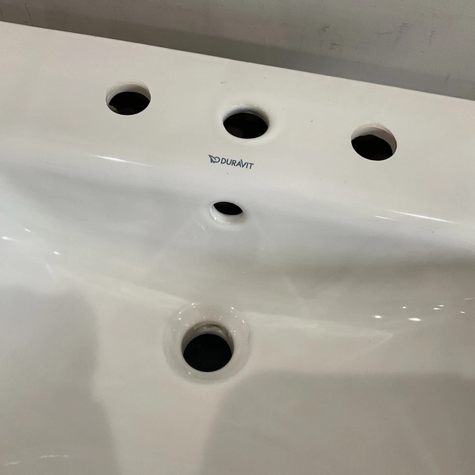 Fregadero superior tocador Duravit 3 agujeros cerámica DuraStyle blanco 26” 2320650030 Foto 4 de 4