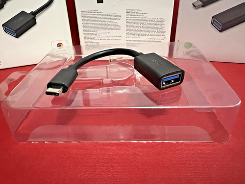 Belkin - USB-C to USB-A Adapter - USB-C 3.0 - 5Gbps transfer speeds F2CU036btBLK - Picture 3 of 3