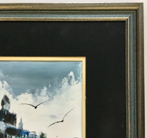 Paque Serge Paquet Canadian Artist Castle Ocean Oil Painting - Picture 9 of 11