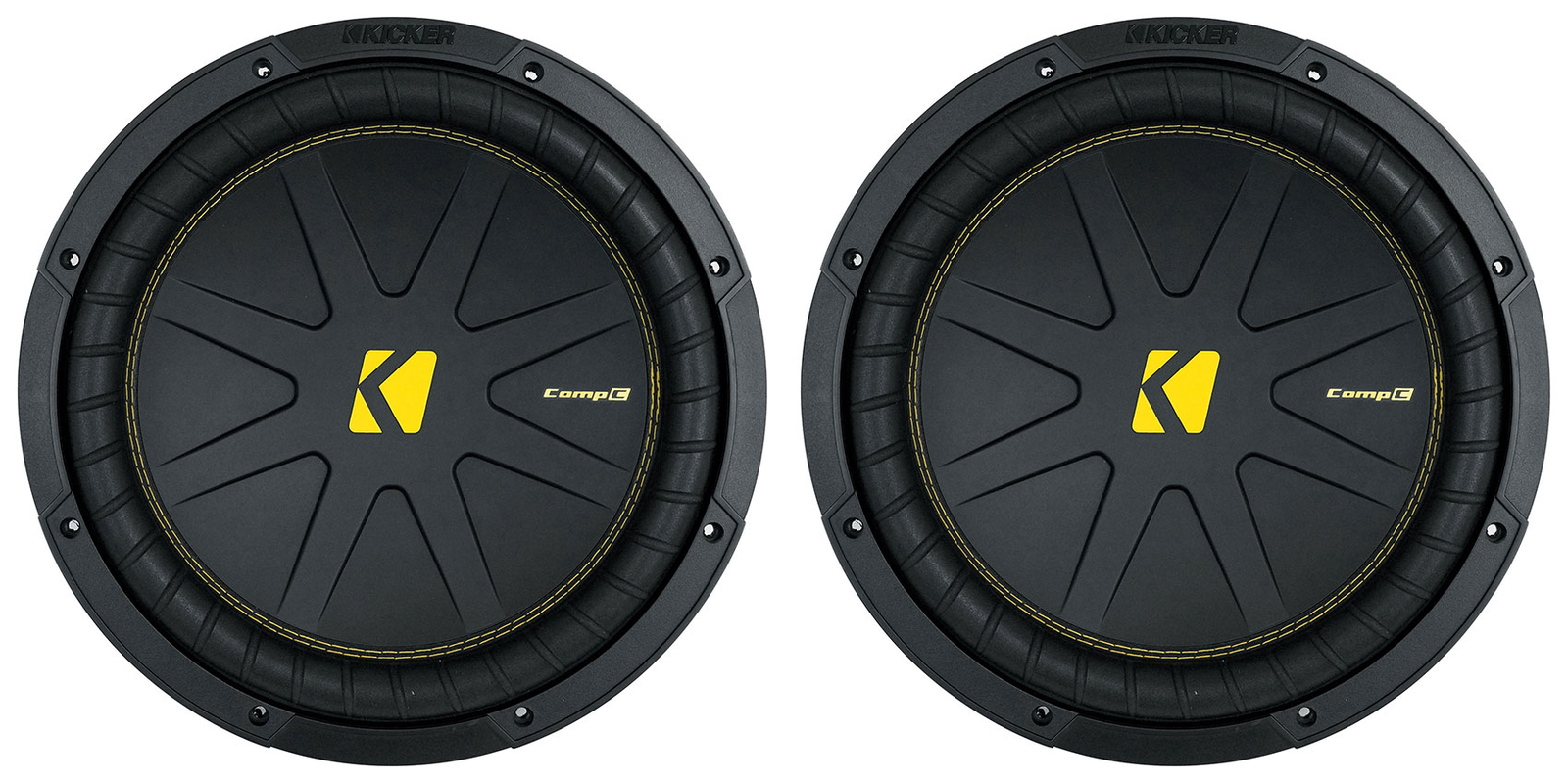 2 Kicker 50CWCS124 CompC 12 сабвуферов SVC 4-омные автомобильные аудиоподводы CWCS124 37890₽