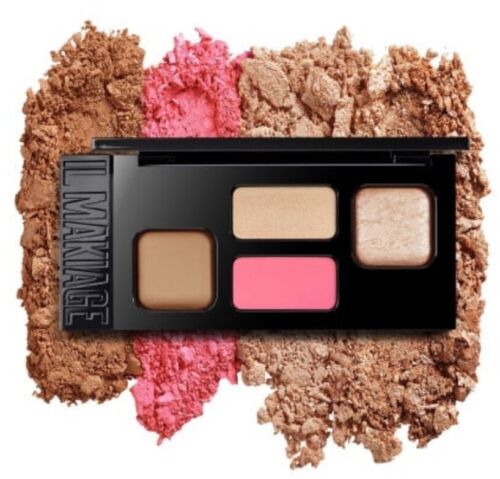 IL MAKIAGE Palette modellante viso punto alto Brozer, Blush ed Evidenziatore -Luce - Foto 6 di 7