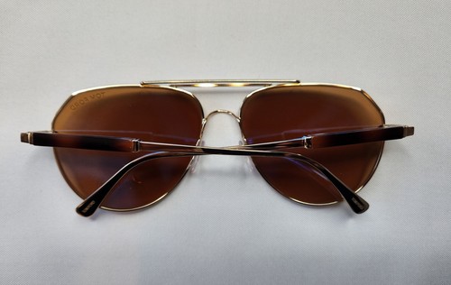 TOM FORD ANDES TF670 28E GOLD FLIEGERSONNENBRILLE HERGESTELLT IN ITALIEN - Bild 5 von 10