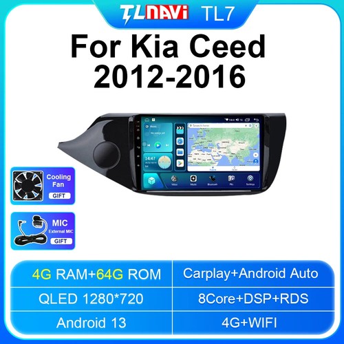 Reproductor multimedia de radio de coche Android Carplay pantalla GPS para Kia Ceed 2012-2016 - Imagen 10 de 32