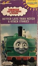 THOMAS THE TANK ENGINE & FRIENDS-BETTER LATE THAN NEVER(VHS,1991)RARE-SHIP N 24H