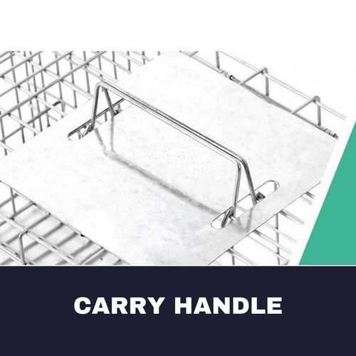 Humane Animal Trap Live Extra Large Rabbit Bird Hare Possum New Metal Cage Catch - Picture 8 of 12