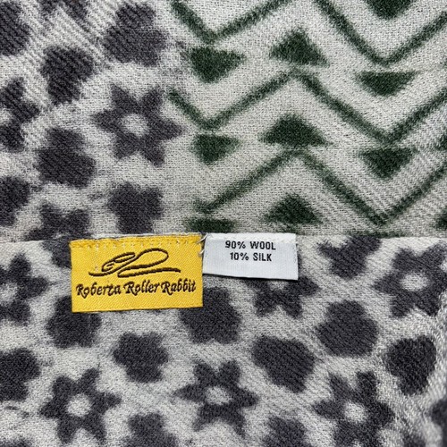 Roberta Roller Rabbit Women's Wool Pashmina Wrap Scarf Throw - Picture 3 of 11