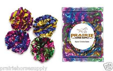 MYLAR CRINKLE BALLS SHINY CAT TOYS BULK LOTS 7, 12, 25, 36 or 46 FREE SHIPPING 