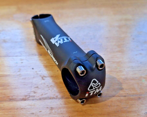 ITM Alutech 7075 Black Handlebar Stem 31.8mm Clamp - 1 1/8" - 130mm - Picture 2 of 6