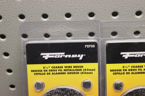 Cepillo de rueda de alambre Forney 72733 grueso prensado con vástago hexagonal de 1/4 de pulgada 2-1/2 - Imagen 2 de 9