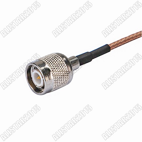 Connettore spina BNC maschio a TNC maschio jumper RF treccia cavo coassiale RG316 per WiFi - Foto 4 di 4