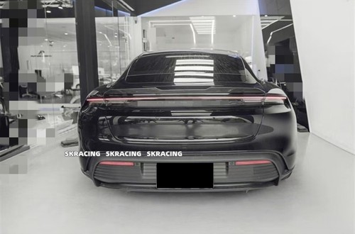 For 2020-2024 Porsche Taycan Glossy Black Rear Trunk Lip Spoiler Wing Body Kits - Picture 11 of 30