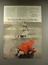 1968 UNIVAC Computer Ad - Weapon in Wet War