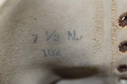 Vintage Harlick Sheffield Damen weiß Leder Semi Pro Eiskunstlauf Schlittschuhe 7,5 N - Bild 7 von 21