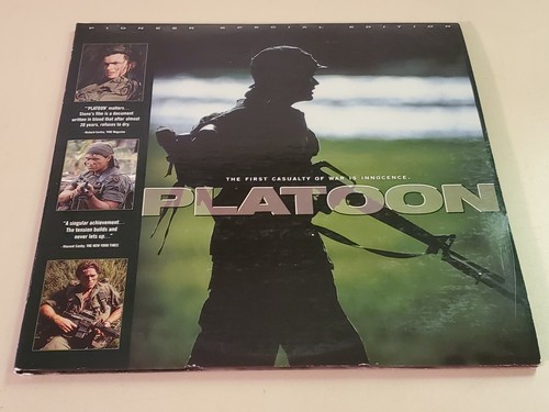 Laserdisc Movie - Platoon - Willem DaFoe - TWO DISCS. Used, excellent condition - Picture 9 of 12