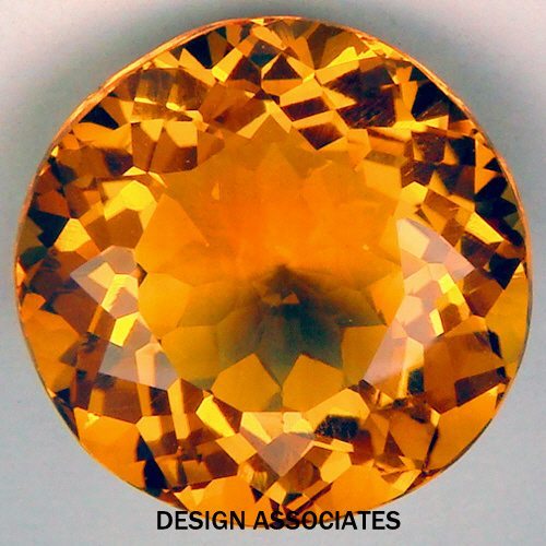 MADEIRA CITRINE 12 MM CORTE REDONDO VVS DE BRASIL - Imagen 1 de 1